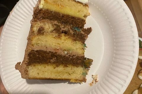 Cliquez pour zoomer ! Layer cake Kinder Bueno Thermomix par SarahSmct