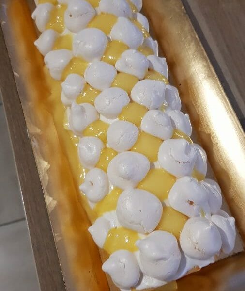 Cliquez pour zoomer ! Bûche au citron meringuée Thermomix par Dine130811