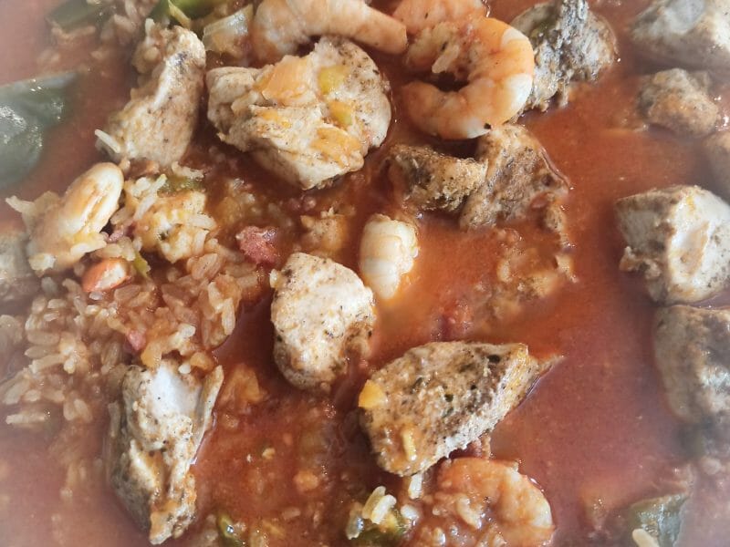 Cliquez pour zoomer ! Jambalaya Thermomix par Marylou 07