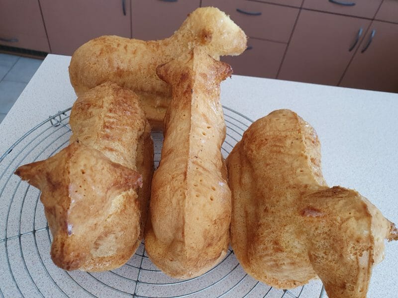 Cliquez pour zoomer ! Lamala (agneau de Pâques) Thermomix par fabi68000