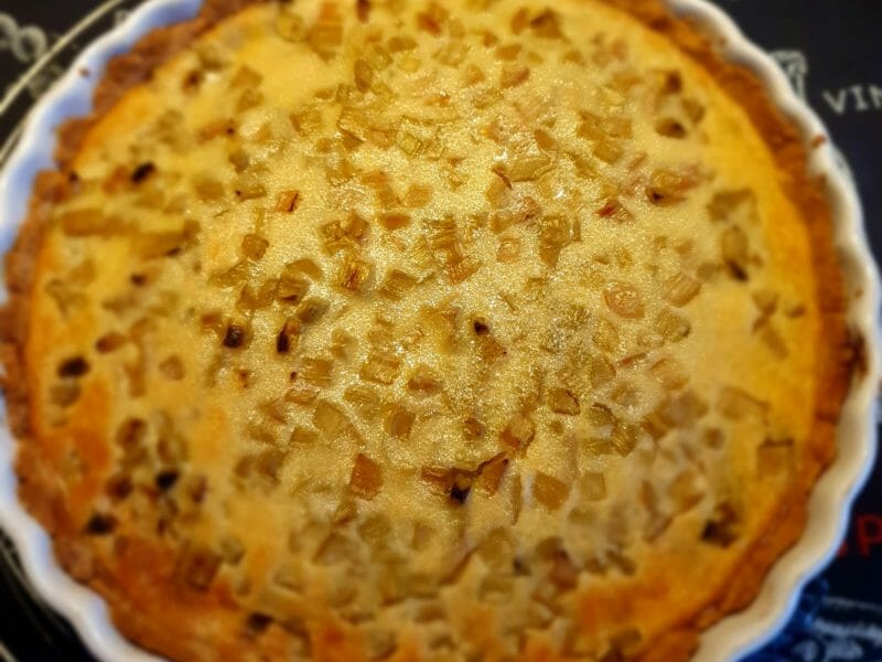 Cliquez pour zoomer ! Tarte à la rhubarbe Thermomix par fabi68000