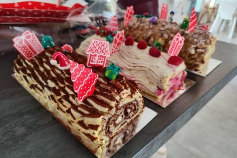 Cliquez pour zoomer ! Bûche Tiramisu Thermomix par Yugumi