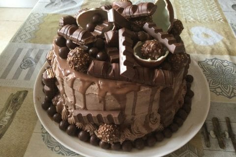 Cliquez pour zoomer ! Layer cake Kinder Bueno Thermomix par patty0573