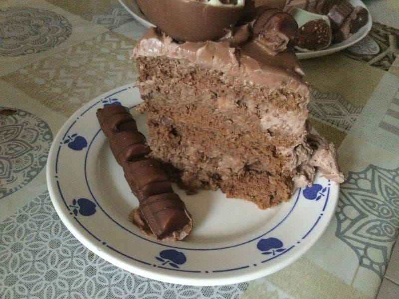 Cliquez pour zoomer ! Layer cake Kinder Bueno Thermomix par patty0573