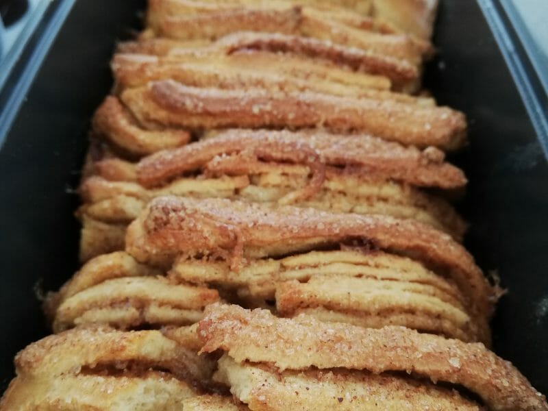 Cliquez pour zoomer ! Brioche à effeuiller à la cannelle Thermomix par Brimbelle83