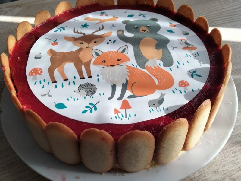 Cliquez pour zoomer ! Bavarois aux framboises Thermomix par alexandra211295