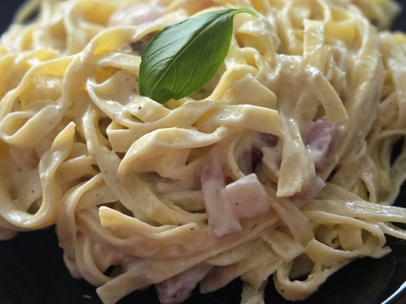 Cliquez pour zoomer ! Pâtes carbonara Thermomix par coeur172230