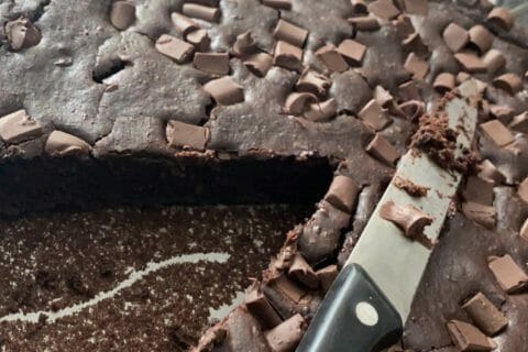 Cliquez pour zoomer ! Brownie magique aux haricots rouges Thermomix par nadine_89