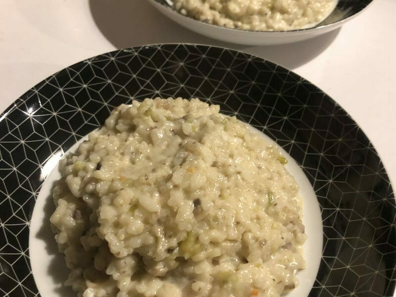 Cliquez pour zoomer ! Risotto champignons et courgettes Thermomix par candynery