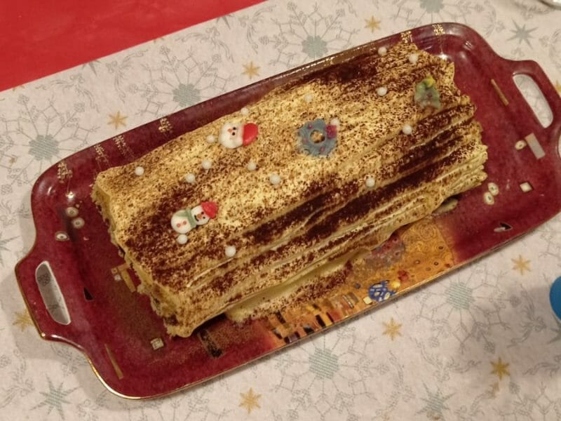 Cliquez pour zoomer ! Bûche Tiramisu Thermomix par aurelielesquoy