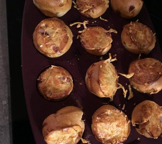 Cliquez pour zoomer ! Crêpes soufflées aux lardons Thermomix par Mloupaul