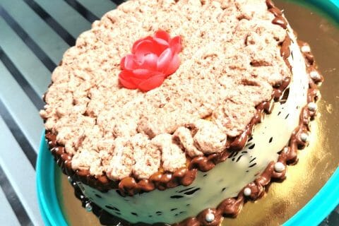 Cliquez pour zoomer ! Bûche Ferrero Rocher Thermomix par angelique_320