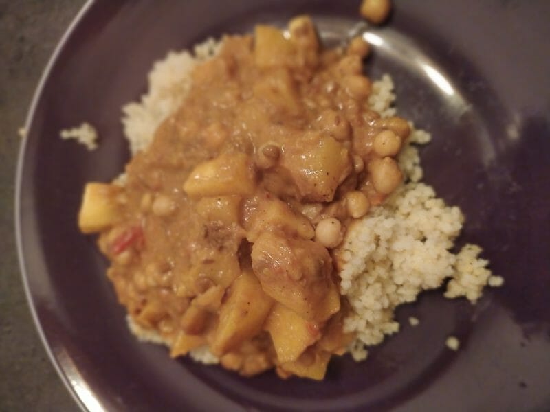 Cliquez pour zoomer ! Curry de butternut, pois chiches et lentilles Thermomix par laeti_50