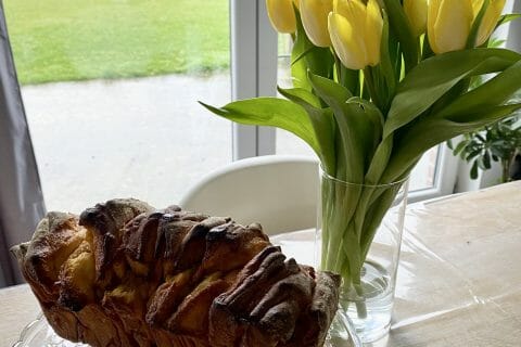 Cliquez pour zoomer ! Brioche à effeuiller à la cannelle Thermomix par Adeline Soyeur
