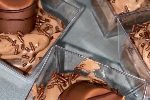 Cliquez pour zoomer ! Tiramisu aux fraises en verrines Thermomix par Morgane.