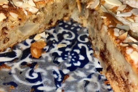 Cliquez pour zoomer ! Gâteau des femmes pressées poires et chocolat Thermomix par Morgane.
