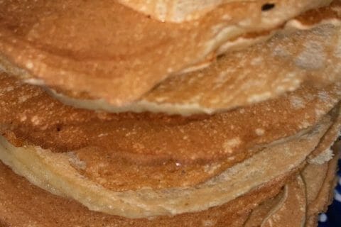 Cliquez pour zoomer ! Pancakes à la banane Thermomix par Morgane.