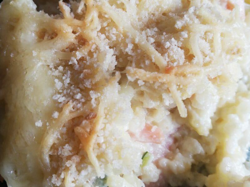 Cliquez pour zoomer ! Gratin de perles, saumon et courgettes Thermomix par anais_438