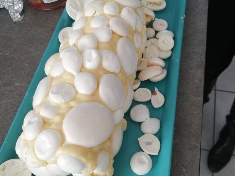 Cliquez pour zoomer ! Bûche au citron meringuée Thermomix par anais_438