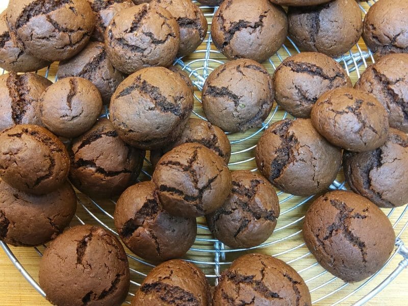 Cliquez pour zoomer ! Petits craquelés choco-menthe Thermomix par cvl1