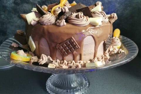 Cliquez pour zoomer ! Layer cake Kinder Bueno Thermomix par macawen