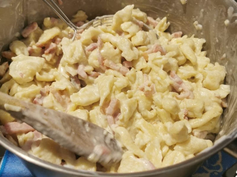 Cliquez pour zoomer ! Knepps à la crème et aux lardons Thermomix par macawen