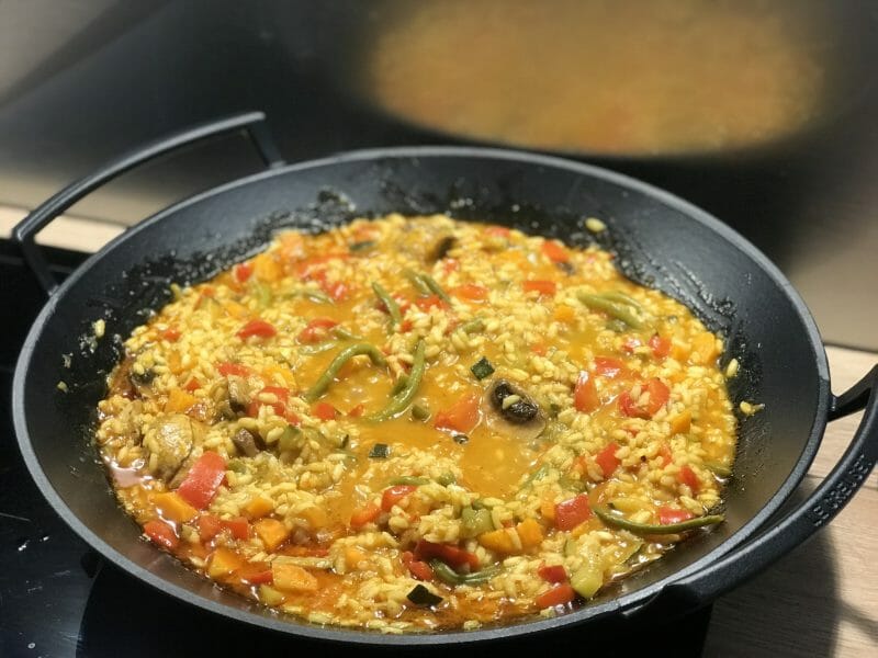 Cliquez pour zoomer ! Paella végétarienne Thermomix par cook70