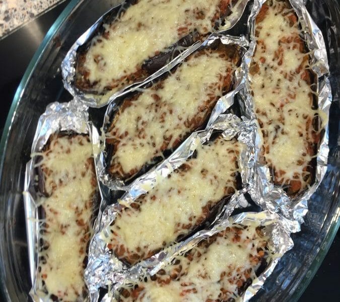 Cliquez pour zoomer ! Aubergines farcies au thon Thermomix par Mymi28