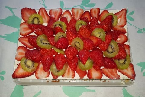Cliquez pour zoomer ! Tarte aux fraises sans cuisson Thermomix par kikicr1974