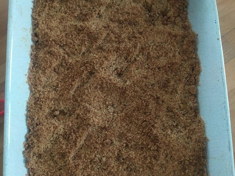 Cliquez pour zoomer ! Crumble pommes, poires et spéculoos Thermomix par sonia_1812