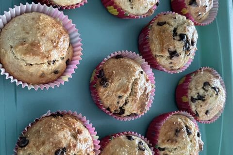 Cliquez pour zoomer ! Muffins au son d’avoine et aux pépites de chocolat Thermomix par schlegs