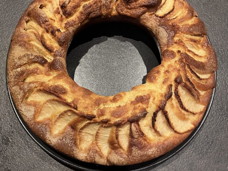 Cliquez pour zoomer ! Gâteau aux pommes et mascarpone Thermomix par mama73
