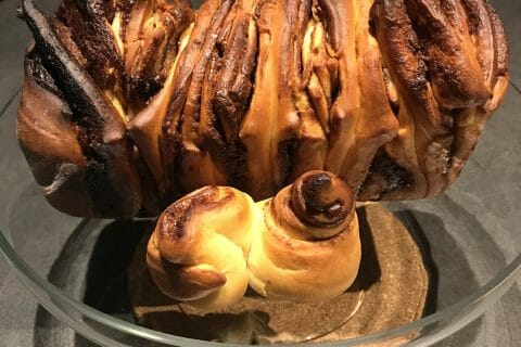 Cliquez pour zoomer ! Brioche à effeuiller à la cannelle Thermomix par mama73