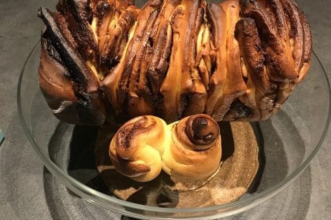 Cliquez pour zoomer ! Brioche à effeuiller à la cannelle Thermomix par mama73