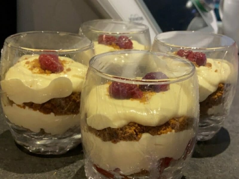Cliquez pour zoomer ! Tiramisu aux framboises et spéculoos Thermomix par mama73