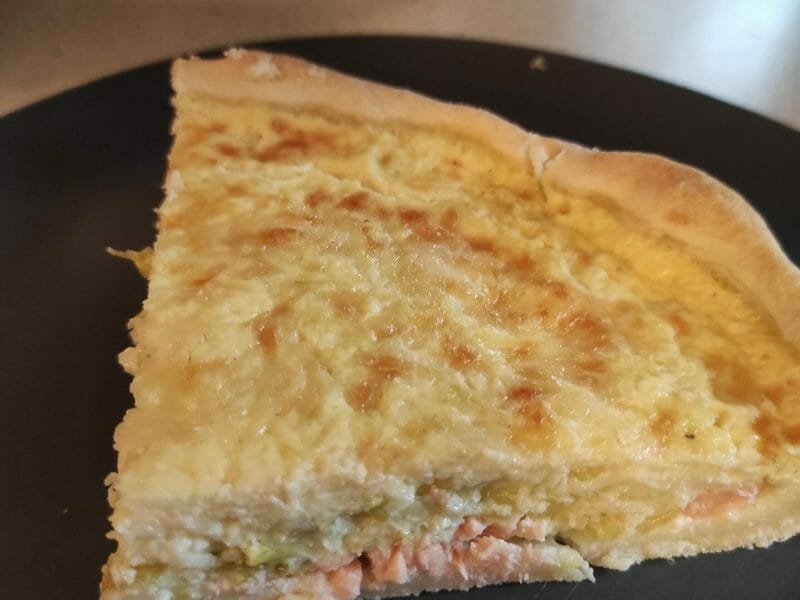 Cliquez pour zoomer ! Quiche Poireaux et Saumon Thermomix par cathy_142