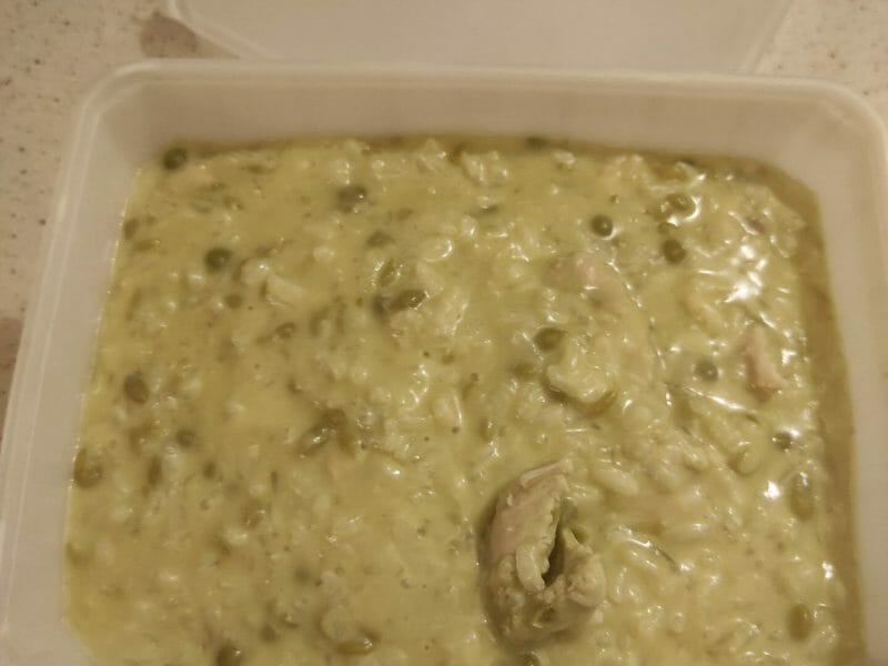 Cliquez pour zoomer ! Risotto poulet et champignons Thermomix par cathy_142
