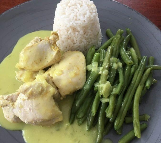 Cliquez pour zoomer ! Blancs de poulet sauce moutarde et curry Thermomix par Carolynn