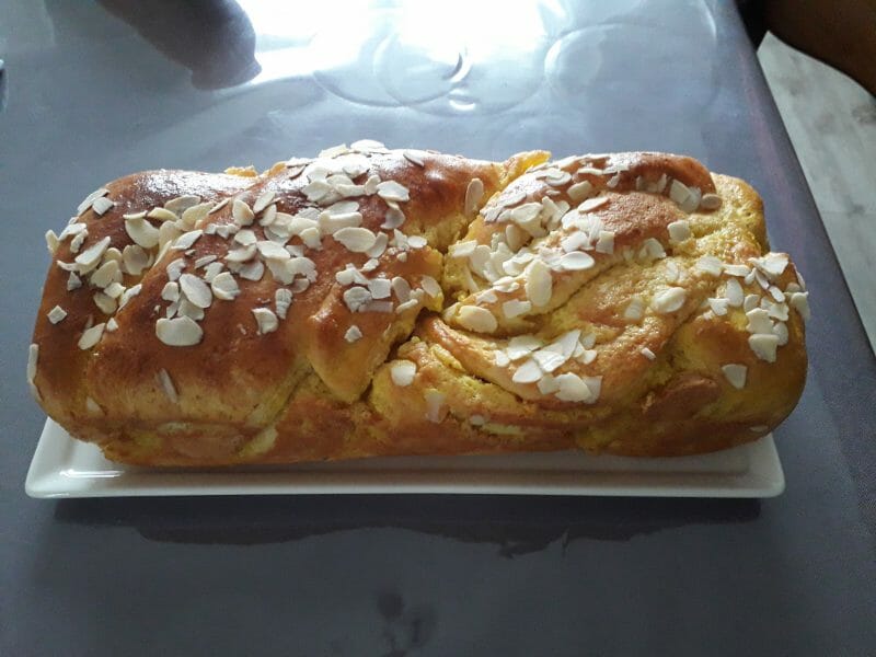 Cliquez pour zoomer ! Brioche à la crème d’amande Thermomix par kmenbert