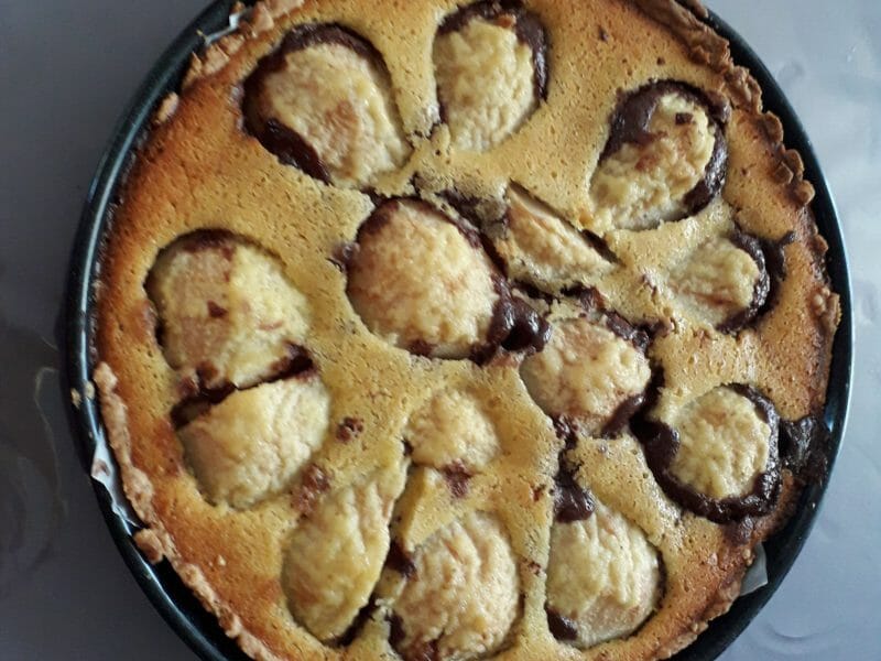 Cliquez pour zoomer ! Tarte poires et chocolat Thermomix par kmenbert