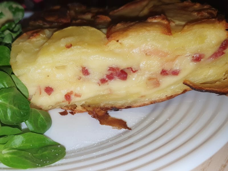 Cliquez pour zoomer ! Gâteau invisible raclette Thermomix par Élise 🍄