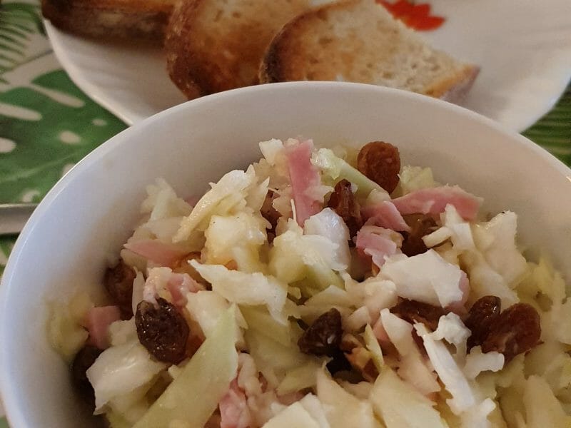 Cliquez pour zoomer ! Salade pommes, chou et noix Thermomix par Élise 🍄