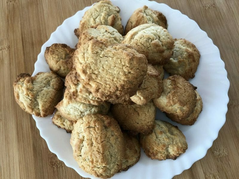 Cliquez pour zoomer ! Biscuits aux flocons d’avoine et amandes Thermomix par jujuetnono