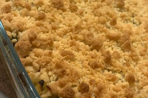 Cliquez pour zoomer ! Crumble poulet, courgettes et parmesan Thermomix par cariine_f