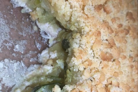 Cliquez pour zoomer ! Crumble poulet, courgettes et parmesan Thermomix par cariine_f