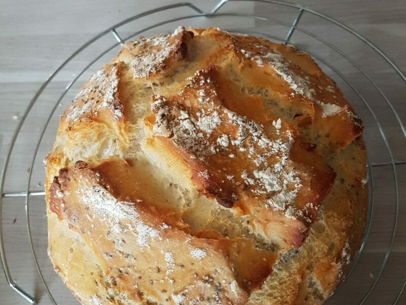 Cliquez pour zoomer ! Pain Cocotte Thermomix par emysterfreeze