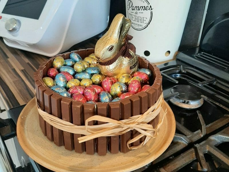Cliquez pour zoomer ! Gâteau lapin de Pâques Thermomix par sylvie_380