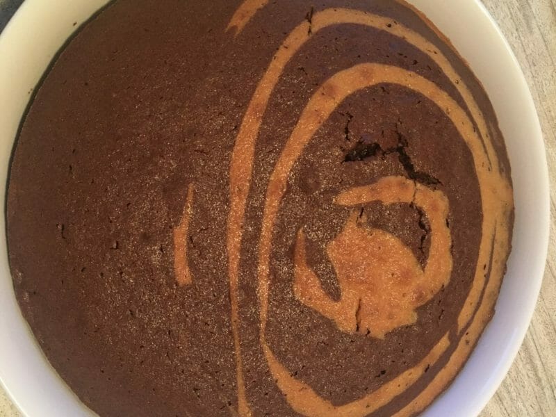Cliquez pour zoomer ! Gâteau zébré Thermomix par sandrine_581