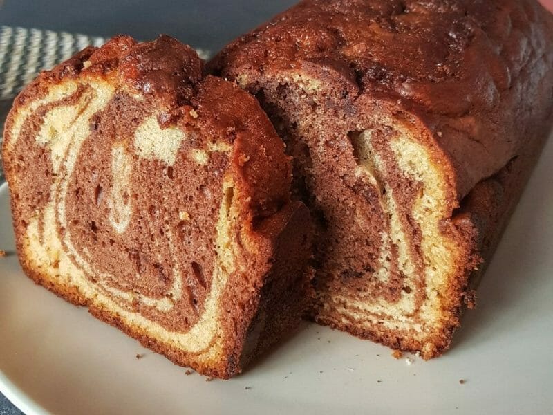 Cliquez pour zoomer ! Marbré au chocolat Thermomix par lolo0795