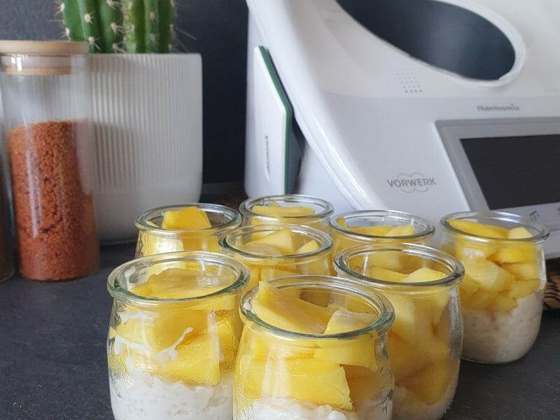 Cliquez pour zoomer ! Riz au lait de coco et mangue Thermomix par lolo0795